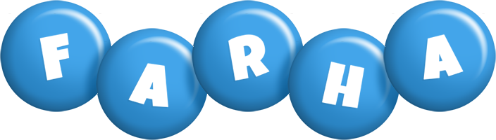 Farha candy-blue logo