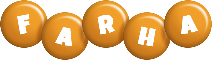 Farha candy-orange logo