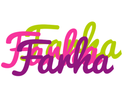 Farha flowers logo