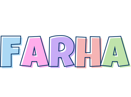 Farha pastel logo