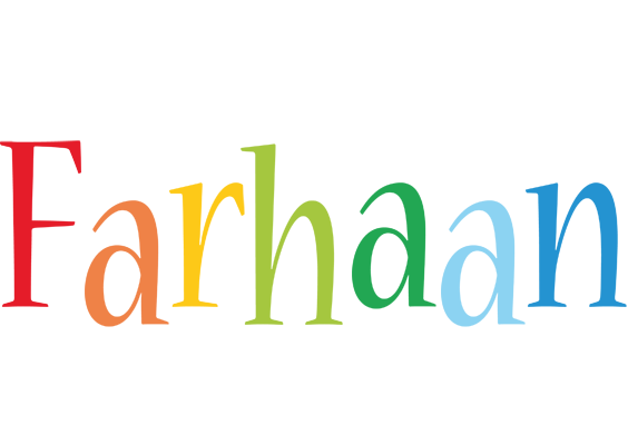 Farhaan birthday logo