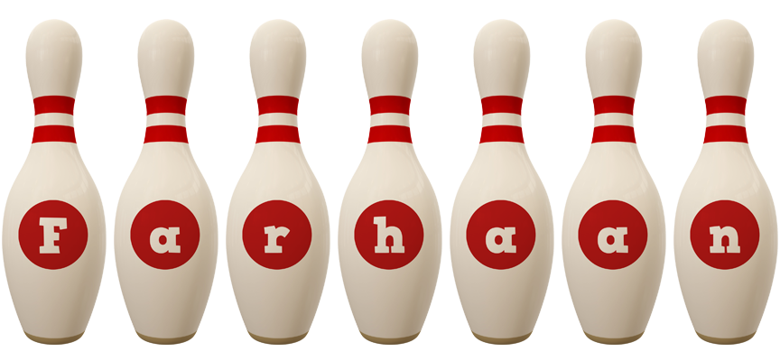 Farhaan bowling-pin logo