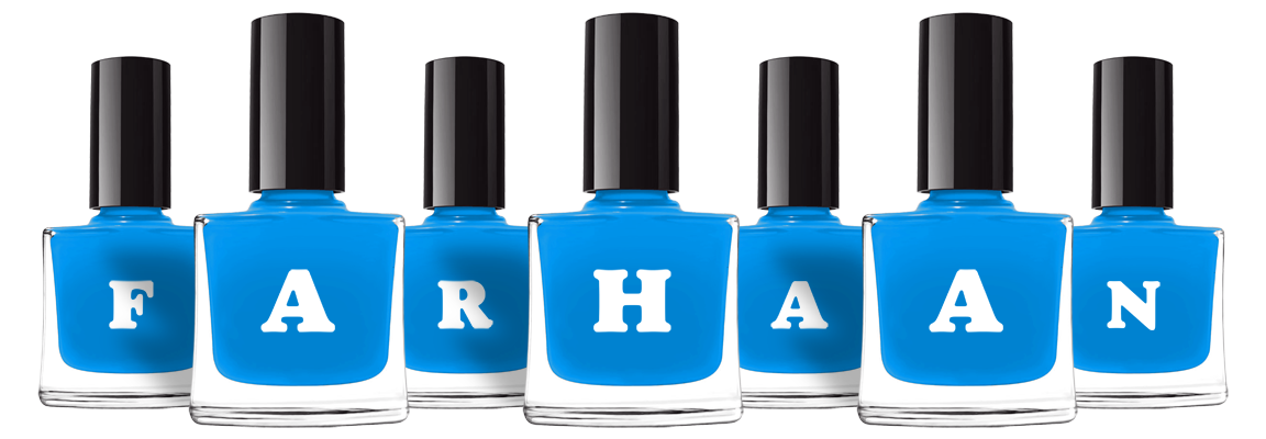 Farhaan glossy logo