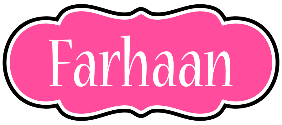 Farhaan invitation logo