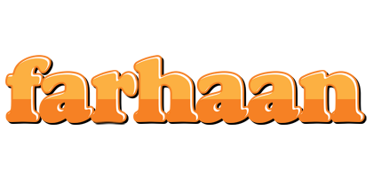 Farhaan orange logo