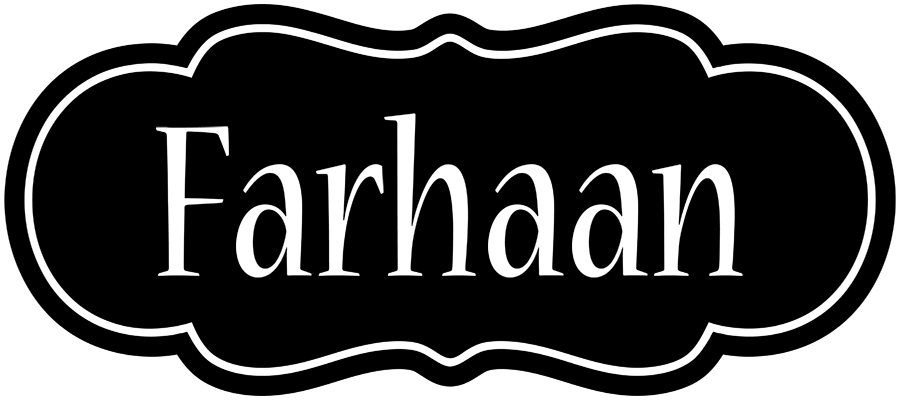 Farhaan welcome logo