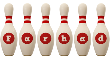 Farhad bowling-pin logo