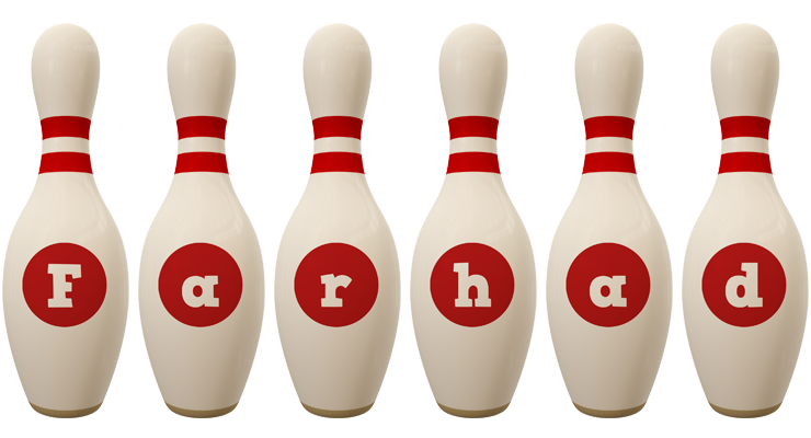 Farhad bowling-pin logo