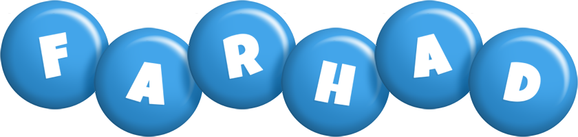 Farhad candy-blue logo