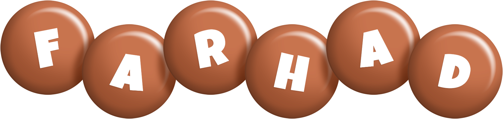 Farhad candy-brown logo