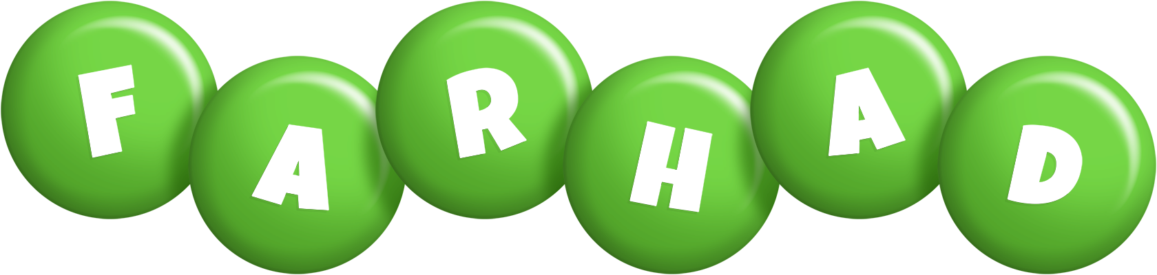 Farhad candy-green logo