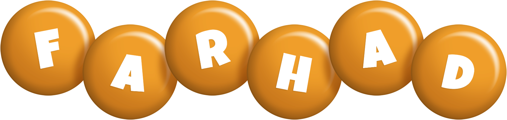 Farhad candy-orange logo