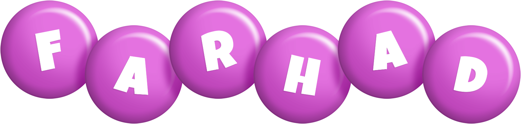 Farhad candy-purple logo