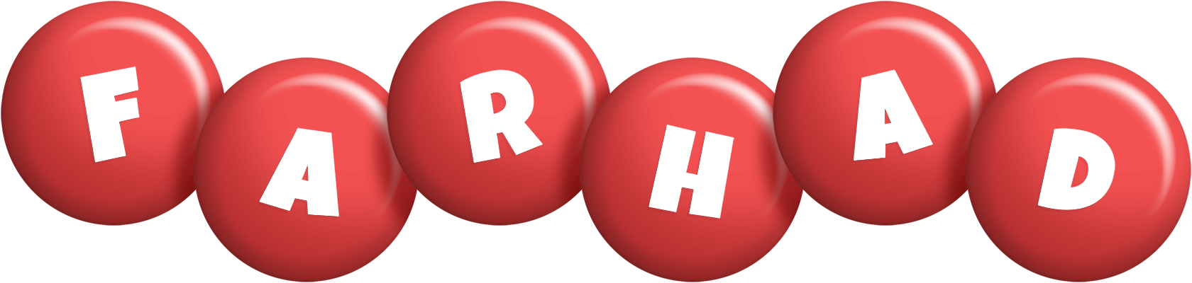 Farhad candy-red logo