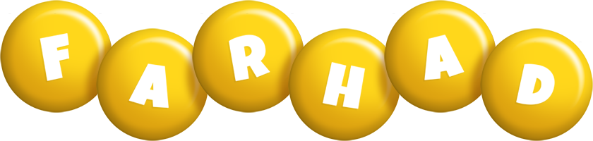 Farhad candy-yellow logo