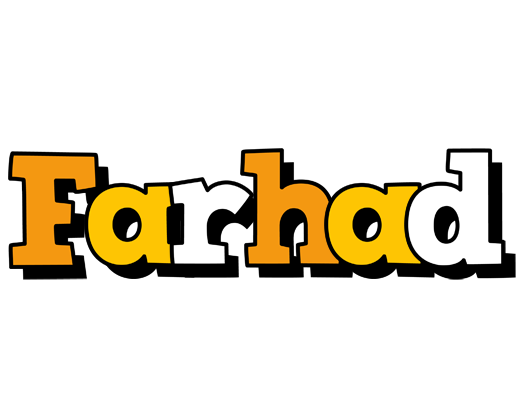 Farhad cartoon logo