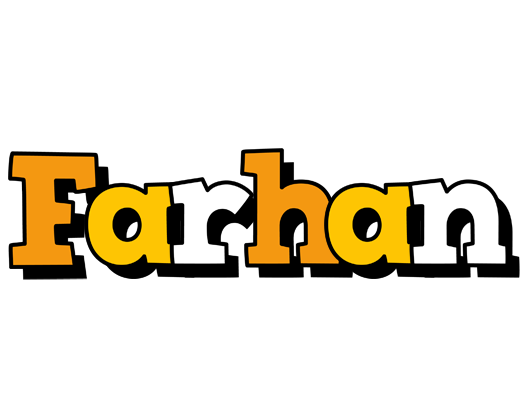 Farhan cartoon logo