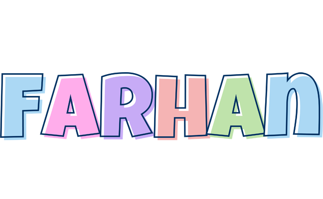 Farhan pastel logo