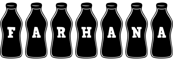 Farhana bottle logo
