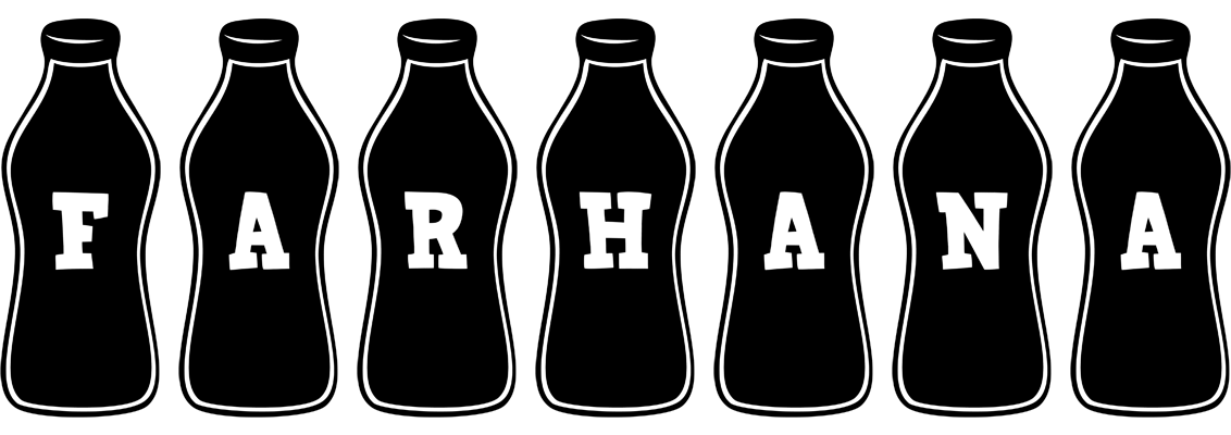 Farhana bottle logo