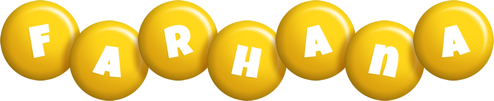 Farhana candy-yellow logo