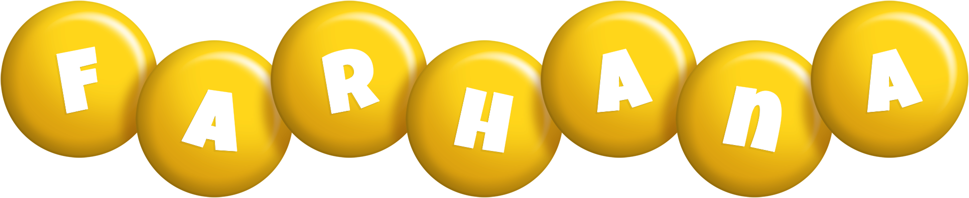 Farhana candy-yellow logo