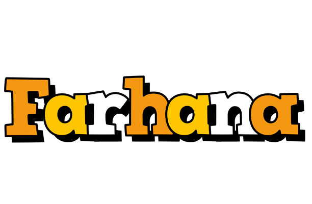 Farhana cartoon logo
