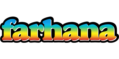 Farhana color logo