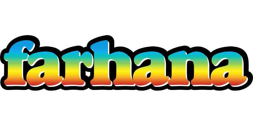 Farhana color logo