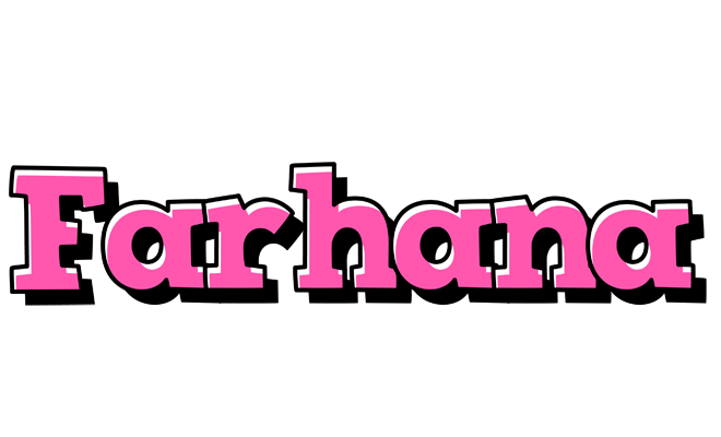 Farhana girlish logo