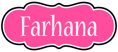 Farhana invitation logo