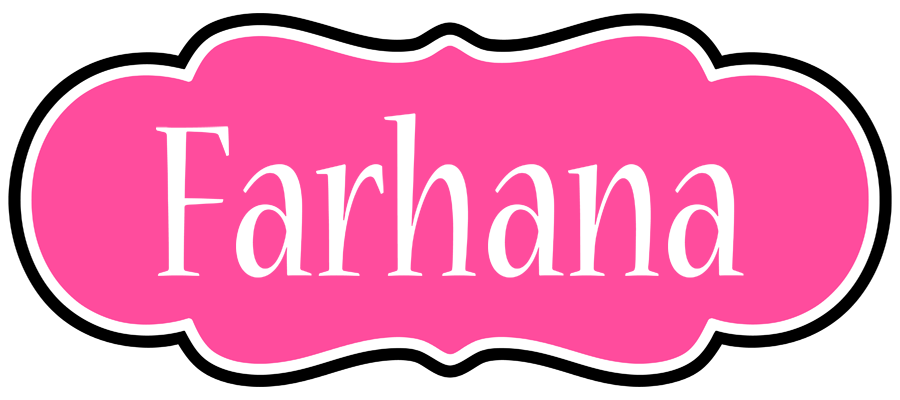 Farhana invitation logo