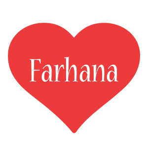 Farhana love logo