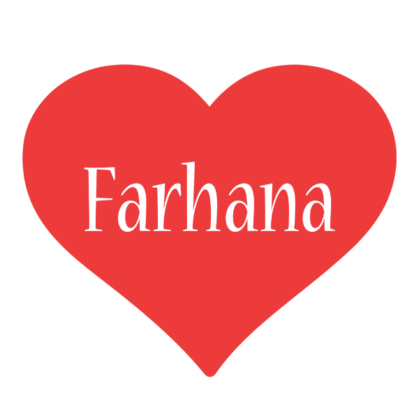 Farhana love logo