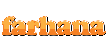 Farhana orange logo