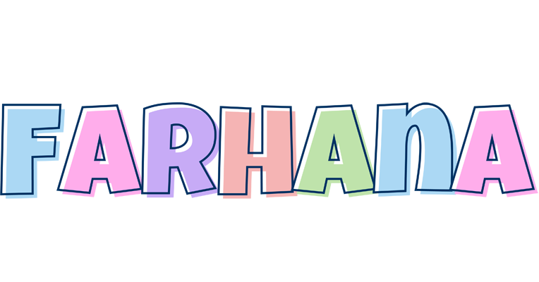 Farhana pastel logo