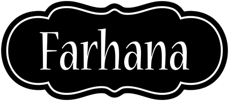 Farhana welcome logo