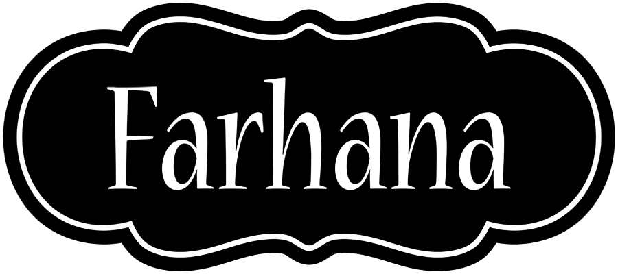Farhana welcome logo