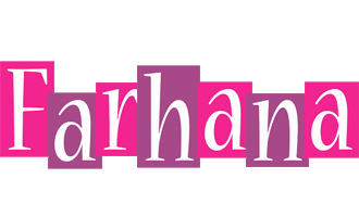Farhana whine logo