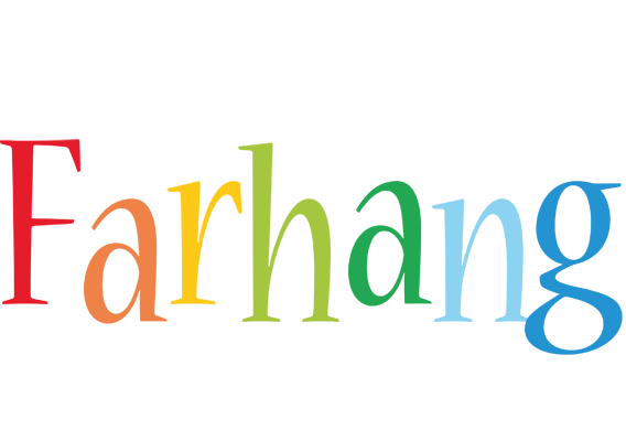 Farhang birthday logo