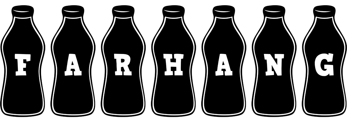 Farhang bottle logo