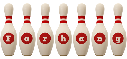 Farhang bowling-pin logo