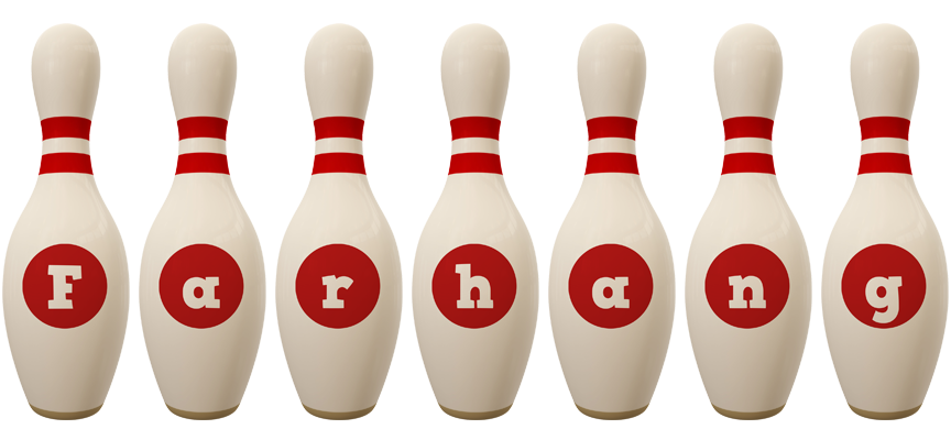 Farhang bowling-pin logo