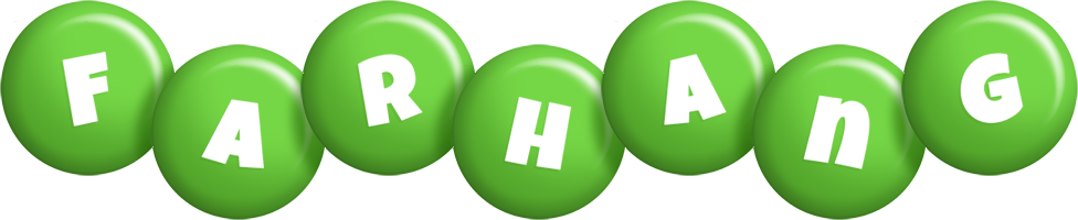 Farhang candy-green logo