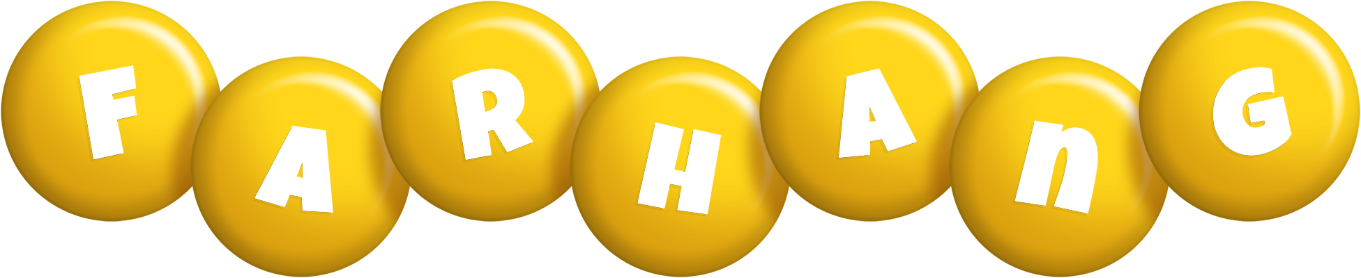 Farhang candy-yellow logo