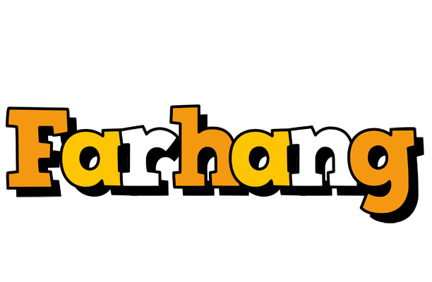 Farhang cartoon logo