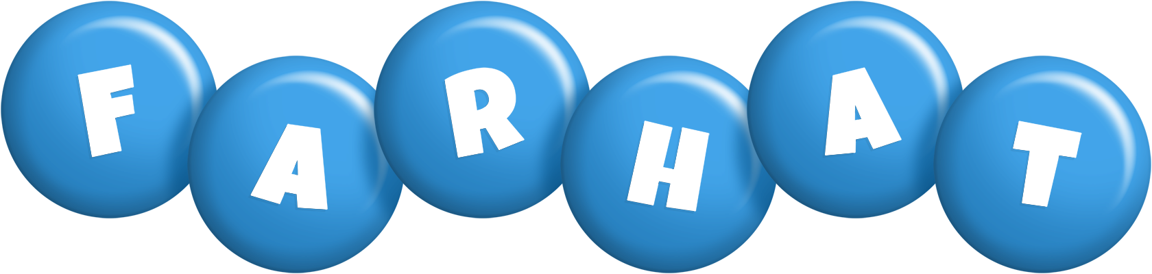 Farhat candy-blue logo