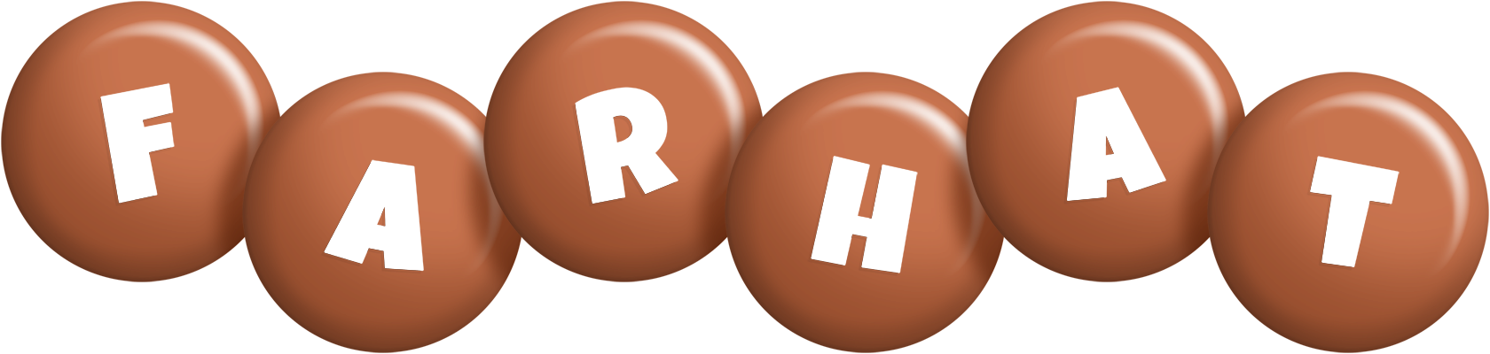 Farhat candy-brown logo