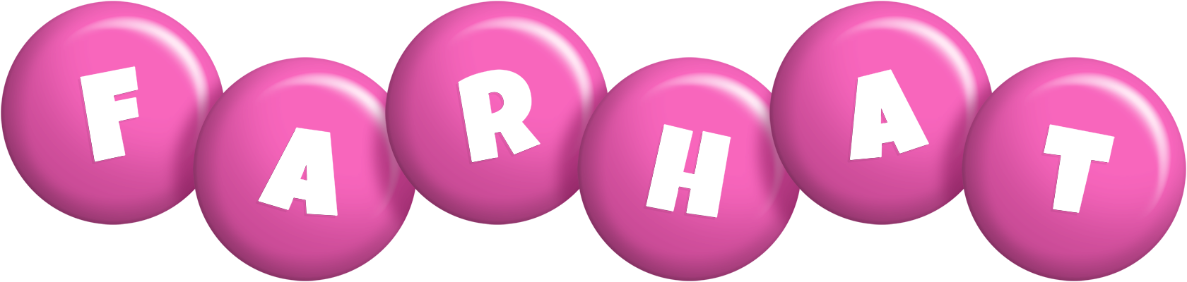 Farhat candy-pink logo