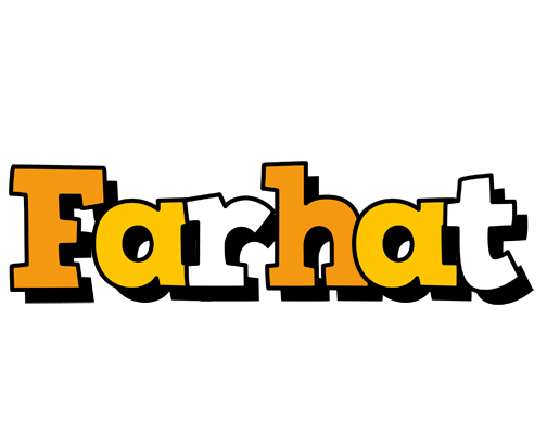 Farhat cartoon logo